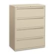 700 Series 36"" Wide Two-Drawer Lateral File, Black (HON782LP)
