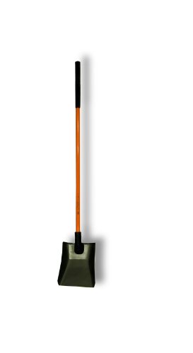 Nupla NC-SP14LPY Power Pylon Square Point Shovel with Heavy-Duty 14 Gauge Solid Back Blade and Butt Grip, 48" Solid Long Handle