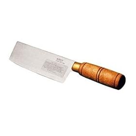Chinese Cleaver, 2-1 2'' wide blade, wooden handle by Winco