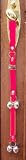 Poochie Training Bells Hot Hot Pink Designer Doggie Doorbell 95% Success Rate !!