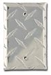 Diamond Polished Aluminum Single Blank Cover