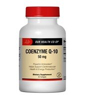 Coenzyme Q-10 (New Lower Price - Was .93), 50mg, 60 Softgels