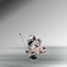 Crystal Medium Butterfly with Pink Wings #5802-P