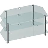 Pyle Home PAVS008 Three Shelf Glass Stand