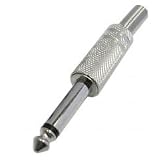 Buy 1 4 inch Male Mono Solder Style Metal Connector by Cable Showcase