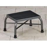 Clinton Economy Bariatric Step Stool, Silver Texture