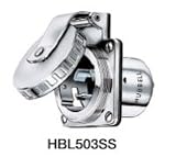 HUBBELL HBL503SS INLET ROUND - 50A 125V - SHOREPOWER - SHOREPWR-50A125 by HUBBELL INC.