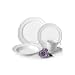 Mikasa Antique White 45-Piece Dinnerware Set, Service for 8