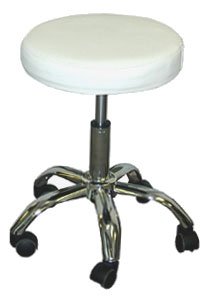 Beauty Salon White Stool Facial Spa Massage Equipment