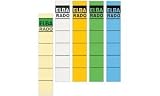 ELBA Ordner-Rückenschilder Rückenschild kurz selbstkl. gelb 19X5,9CM 1 BT = 10 STÜCK