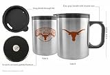 Texas Longhorns 13 oz. Stainless Steel Coffee Mug ( Set of Two ) - B0002BU01Q