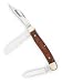 Westward 1YJE5 Locking Pocket Knife, Fine, 3 In, Black