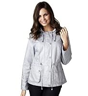 Per Una Pure Cotton Funnel Neck Hooded Mac with Stormwear™