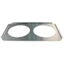 Adaptor Plat with Two 8 1/2" Holes (15-0064) Category: Fryers and Fry Baskets
