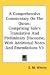 Book A Comprehensive Commentary On The Quran: Comprising Sale's Translation And Preliminary Discourse, With Additional Notes And Emendations V3