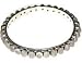 Present for Girls - Bangle Bracelet in Sterling Silver and Rosequatrz Gemstone 45 gms. 2.3  (ban120)