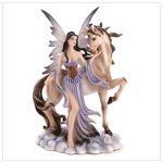 Fairy and Unicorn Figurine