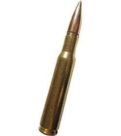 Lock and Load Premium 30-Caliber Refillable Brass Color Metal Case 3.5 INCH Ballpoint Pen - German Ink with Swiss Tip Refill