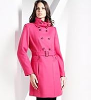 Perfect Wool Blend Double Breasted Coat with Belt