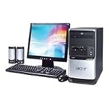 Acer Aspire T180 - MT - 1 x Athlon 64 X2 3800+ - RAM 1 GB - HDD 1 x 160 GB - DVD±RW (+R double layer) - GF 6100 - Gigabit Ethernet - Win XP MCE - Monitor : none