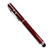 Bluecell Red 3 in 1 Capacitive stylus pen/ LED torch light / Red laser presentation pointer for iPad, iPad 2, iPhone, iPod Touch + Bluecell Cable Tie