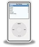 Ipod Video Silicone Case with Wht Sleeve Earbud Storage Ipod Video