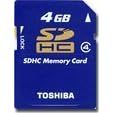 TOSHIBA SDHC�J�[�h 4GB SD-HC004GT4
