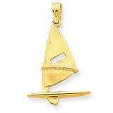 14k Wind sail Surfing Board Pendant