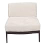 Lounge Chair - Madison Light Beige Faux Suede