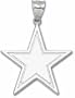 Dallas Cowboys Giant 1 3/4" W x 1 3/4" H "Star" Pendant - 14KT Gold Jewelry