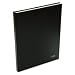 Ampad 43032 Gold Fibre Executive Journal, Hardbound, 28-lb/196 shts, 10x7-1/4", Black Cover