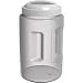 United Solutions Clear Plastic Food Canister with White Lid, 3-Quart