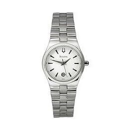 Bulova Ladies Bracelet Watch with White Gold Case