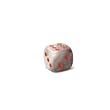 Gemini 12mm d6 Black-White w/red Pipped Dice