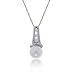 A Stunning Pearl & Diamond White Gold Pendant & Necklace