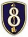8th Division Small Hat Pin