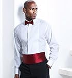 Pure Silk Plain Bow Tie & Cummerbund
