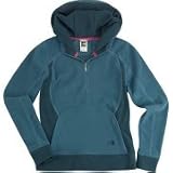 NORTH FACE WOMENS FLEECE QUARTER ZIP HOODY TKA 100 EMI KOUSSI - EXTRA SMALL