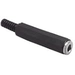 1/4 Mono In-Line Jack Plastic