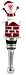 Santa in the Chimney Wine Bottle Stopper