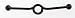 14g 316L Surgical Stainless Steel Anodized Loop Industrial Barbell - Black