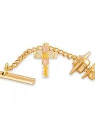Black Hills Gold - Tie Tack - Cross