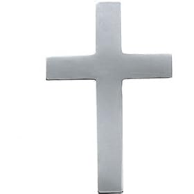 22.00X14.00 Mm 14K Yellow Gold Cross Lapel Pin by 