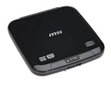 MSI External Slim Top-Load USB 2.0 DVD/CD Writer UO882-BK (Black)