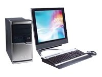 Acer Veriton M661 - Micro tower - 1 x Core 2 Duo E4500 / 2.2 GHz - RAM 1 GB - HDD 1 x 160 GB - DVD-RW - GMA 3100 - Gigabit Ethernet - Win XP Pro - Intel vPro Technology - Monitor : none - Microsoft Office Ready