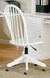 Louvered White Chair By Coaster Furniture