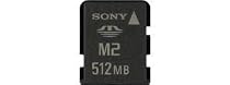 Sony - Flash memory card ( adapter included ) - 512 MB - Memory Stick Micro (M2)