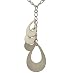 Ld Fashion Cable Chain Necklace w/ 4 Pear Shaped Drops