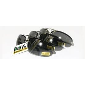 Factor Metal Frame Ast. Smoke Safety Glasses