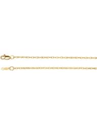 1.5 mm Lasered Titan Gold™ Rope Chain 14K Yellow 7 Inch Ch473